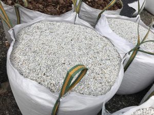Petit gravier de marbre pur en big bag