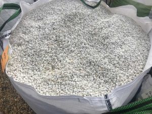 Petit gravier de marbre blanc pur en big bag
